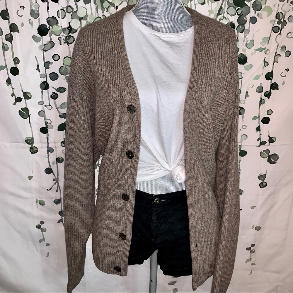 Vintage J.Crew Thick Brown Cardigan